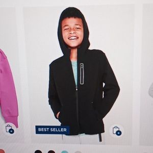 Old Navy Black Dynamic Fleece Hoody